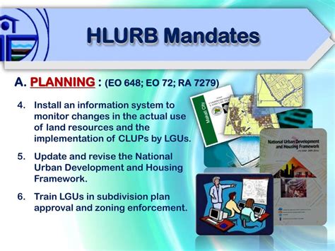 hlurb|Office of the President HOUSING AND LAND USE .